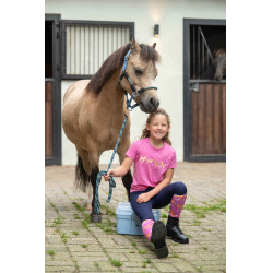 Kinder T-shirt Pony Club HKM Roze