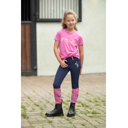 Kinder T-shirt Pony Club HKM Roze