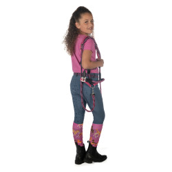 Kinder T-shirt Pony Club HKM Roze