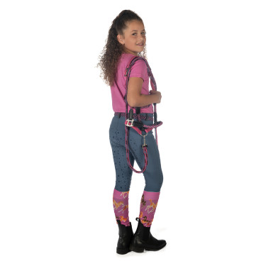 Kinder T-shirt Pony Club HKM Roze