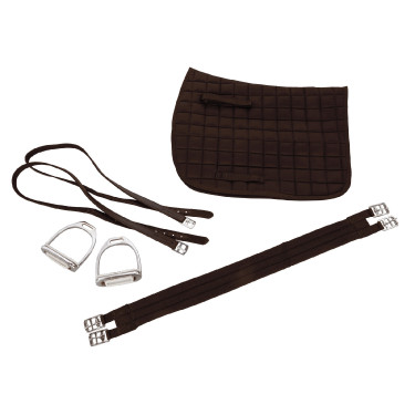 Kit de selle Haflinger 17,5" Marron Kit de selle Haflinger 17,5" Marron