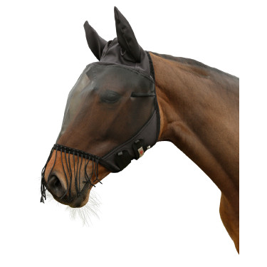 Masque de protection contre les insectes - Franges  Noir