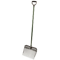 EcoFork Kerbl chipvork met steel Zwart