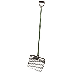 EcoFork Kerbl chipvork met steel Zwart
