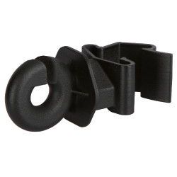 Isolateur annulaire clip T-Post AKO par 25 Noir