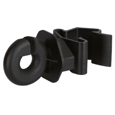 Isolateur annulaire clip T-Post AKO par 25 Noir