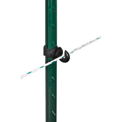 Isolateur annulaire clip T-Post AKO par 25 Noir