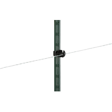 Ringisolator clip T-Post AKO per 25 Zwart
