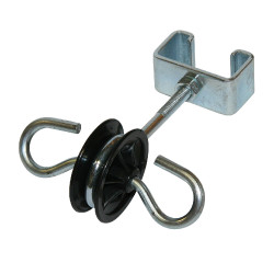 Isolateur double ancrage T-post AKO par 4 Noir