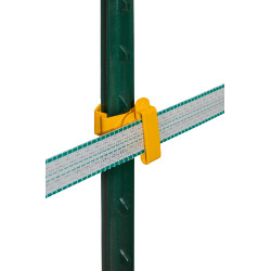 Isolateur ruban T-Post AKO par 25 Jaune