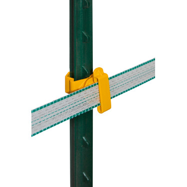 Isolator band T-Post AKO per 25 Geel