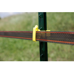 Isolateur ruban T-Post AKO par 25 Jaune