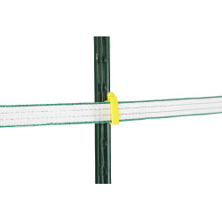 Isolator band T-Post AKO per 25 Geel