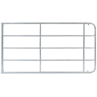 Barrière d'herbage extensible. Portail en zinc Kerbl.