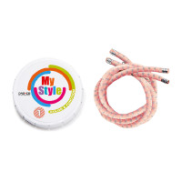 Kit de passepoils Casco My Style rayés Pêche Rose