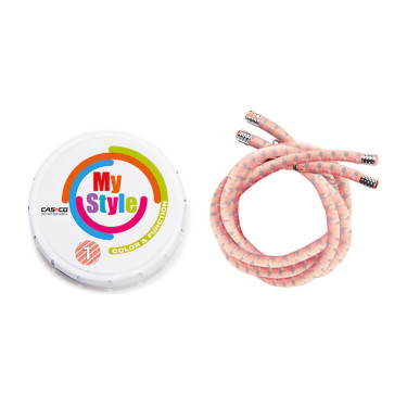 Kit de passepoils Casco My Style rayés Pêche Rose
