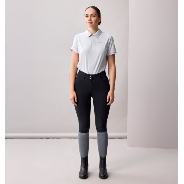 Pantalon Horseware taille haute femme Allora Alessandro Albanese grip genoux Noir Pantalon Horseware taille haute femme Allora Alessandro Albanese grip genoux Noir