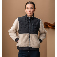Polaire Horseware AA Lorenza zip femme Sable / noir Jaune Polaire Horseware AA Lorenza zip femme Sable / noir Jaune