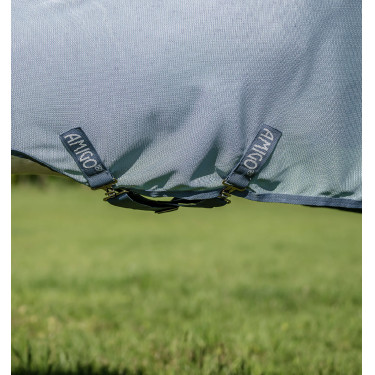 Chemise Anti-Mouches Pour Poney Amigo® Bug Rug Plus Bleu chiné / bleu / argent Chemise Anti-Mouches Pour Poney Amigo® Bug Rug Plus Bleu chiné / bleu / argent