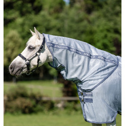 Chemise Anti-Mouches Pour Poney Amigo® Bug Rug Plus Bleu chiné / bleu / argent Chemise Anti-Mouches Pour Poney Amigo® Bug Rug Plus Bleu chiné / bleu / argent