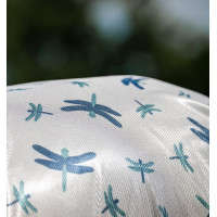 Couverture anti-mouches Horseware Amigo Integrated Argent / gris titanium / argent