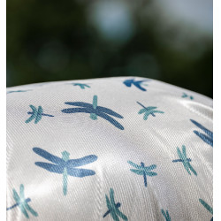 Horseware Amigo Geïntegreerde Vliegendeken Libellenmotief / zilver / blauw / salie Motieven
