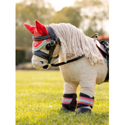 Bonnet anti-mouches pour jouet Mini Poney LeMieux Coral crush Orange