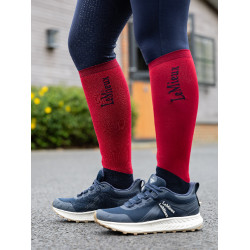 Chaussettes de concours LeMieux Sparkle Chilli Rouge