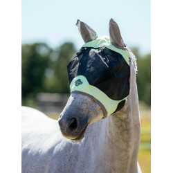 Masque anti-mouches Visor-Tek Camo oreilles Macaron Vert