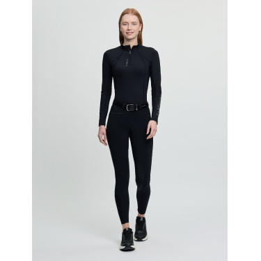 Pantalon d'équitation à basanes silicone Imogen Noir Pantalon d'équitation à basanes silicone Imogen Noir