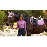 LeMieux Merino+ Suede Close Contact Vierkant Zadeldek Fondant