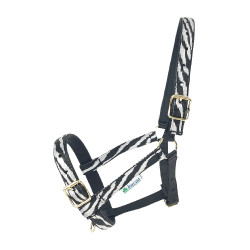 Licol Bucas Dublin Zebra / noir Motifs