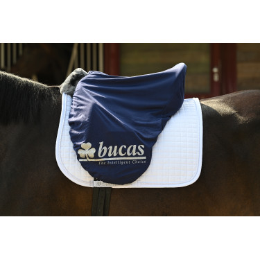 Tapis de selle Bucas Show-Line Dressage Blanc / blanc