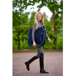 Zadeldek Bucas Show-Line Dressuur Marine / grijs Blauw