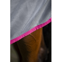 Couverture anti-mouches Bucas Buzz-Off Rain avec couvre-cou Argent / bleu