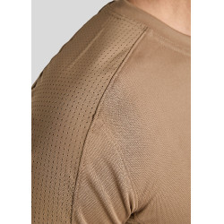 T-shirt mesh Montar MoLui homme Latté Marron T-shirt mesh Montar MoLui homme Latté Marron