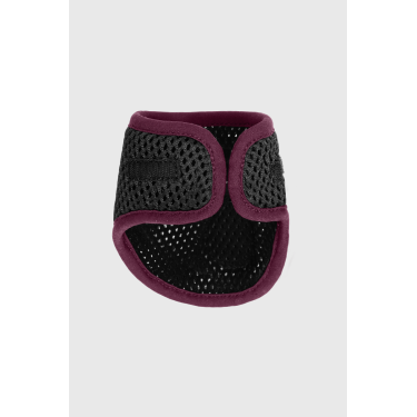 Voeringen van de Darial ProConfort harde kogelbeschermers in 3D mesh velours Zwart / bordeaux