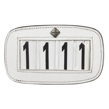 Porte-numéro LeMieux pour tapis de selle Blanc 4 numéros