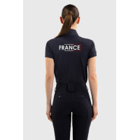 Polo Harcour Fuega Harcour korte mouwen dames Frankrijk Marine Marineblauw