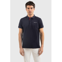 Polo Harcour Fuego manches courtes homme France Marine Bleu marine