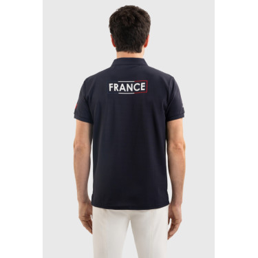 Polo Harcour Fuego manches courtes homme France Marine Bleu marine Polo Harcour Fuego manches courtes homme France Marine Bleu marine