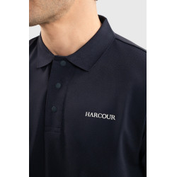 Harcour Fuego poloshirt met korte mouwen heren Frankrijk Marine Marineblauw