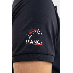 Harcour Fuego poloshirt met korte mouwen heren Frankrijk Marine Marineblauw