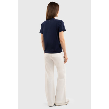 Harcour Hydra dames T-shirt met korte mouwen Marine Marineblauw