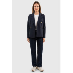 Wedstrijdjasje Harcour Historia dames Marine Marineblauw