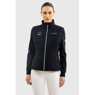 Veste sans manches Harcour Flicka femme France Marine Bleu marine