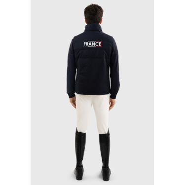 Mouwloos vest Harcour Flicko heren Frankrijk Marine Marineblauw