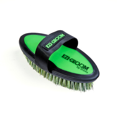 Brosse douce Ezi-Groom Shires 17 cm - Matériel d'équitation