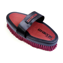 Brosse douce Ezi-Groom Shires 20 cm Bordeaux Brosse douce Ezi-Groom Shires 20 cm Bordeaux