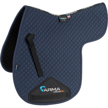 Tapis de selle Numnah Performance Shires Bleu marine